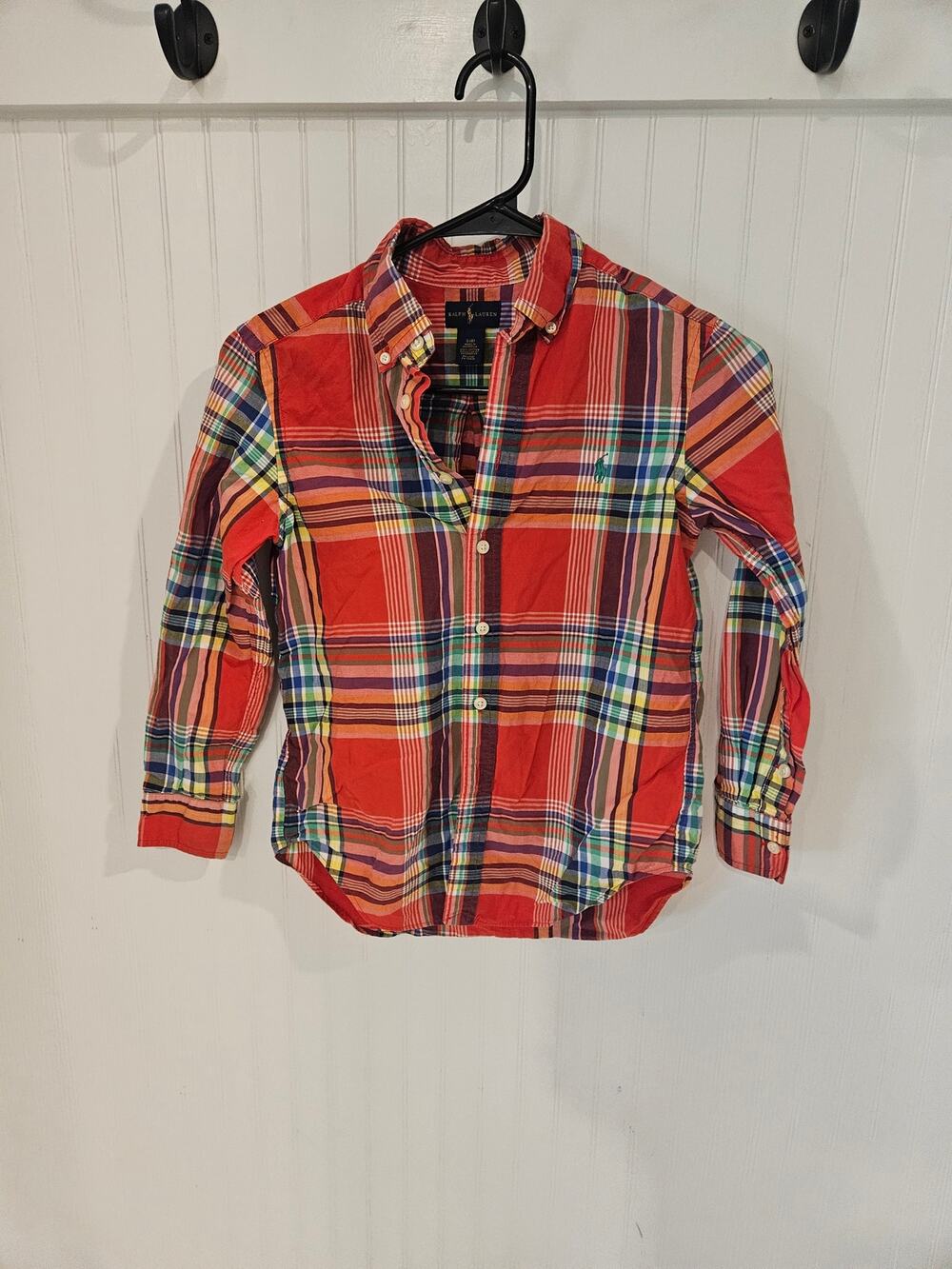 Ralph Lauren Polo Button Up Red Size 8